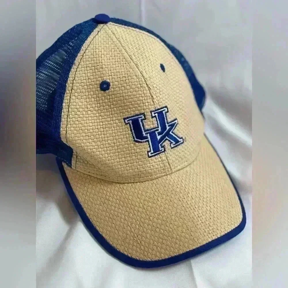 Kentucky Wildcats Snapback Hat NCAA Blue‎ Rattan Adjustable Cap ￼UK Adult O/S